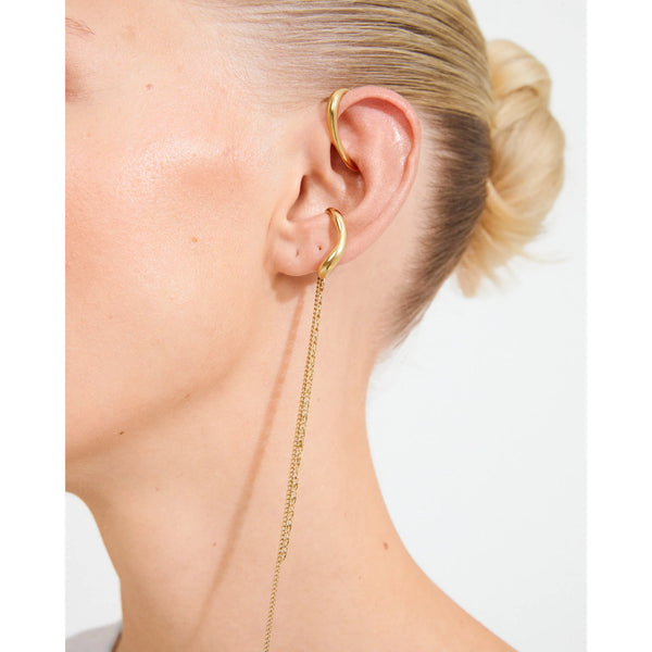 PILGRIM Evon Earcuffs 2 in 1 Set Gold Plated