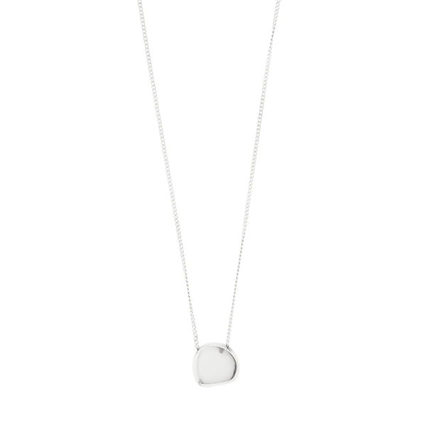 PILGRIM Presence Coin Necklace Silver Plated