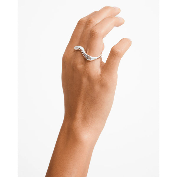 PILGRIM Evon Double Ring Silver Plated
