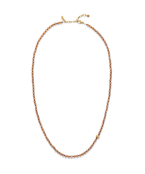Le Veer Jewelry Brown Toffee Ketting