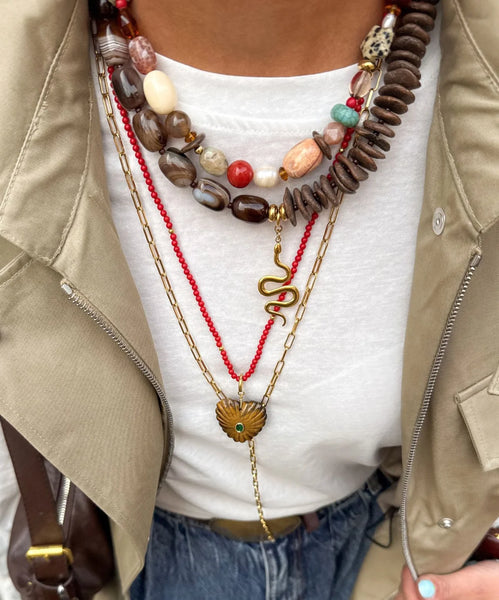 Le Veer Jewelry Soil & Stone Ketting