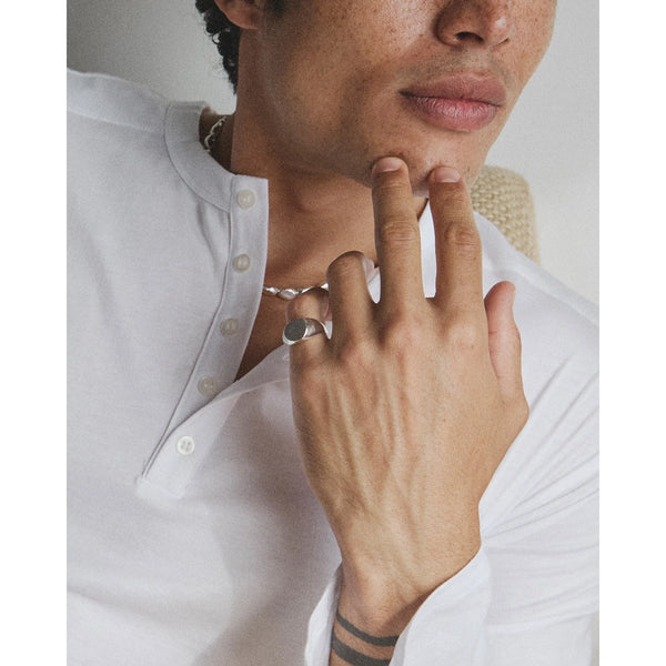 PILGRIM Presence Ring Silver Plated