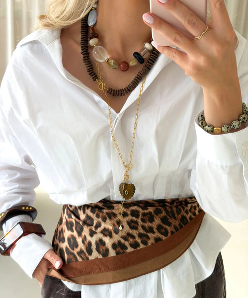 Le Veer Jewelry Brown Heart Bedel