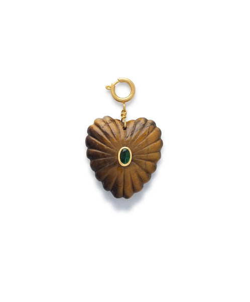 Le Veer Jewelry Brown Heart Bedel