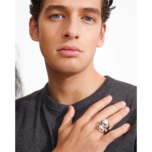 PILGRIM Evon Rings 2 in 1 Set Silver Plated