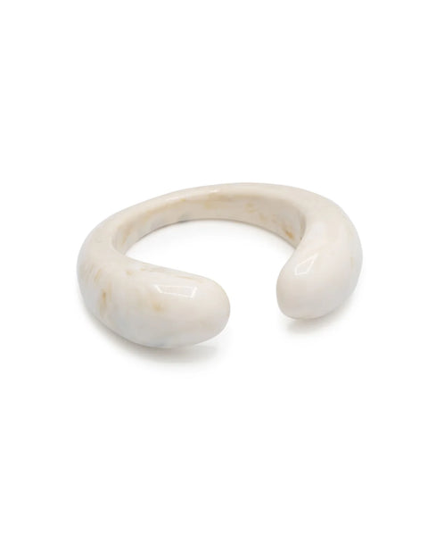 Le Veer Jewelry White Open Bangle