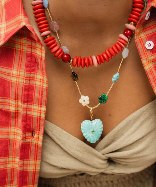 Le Veer Jewelry Turquoise Heart Bedel