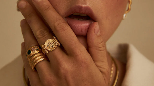 Mimi et Toi Acme Ring Goldplated