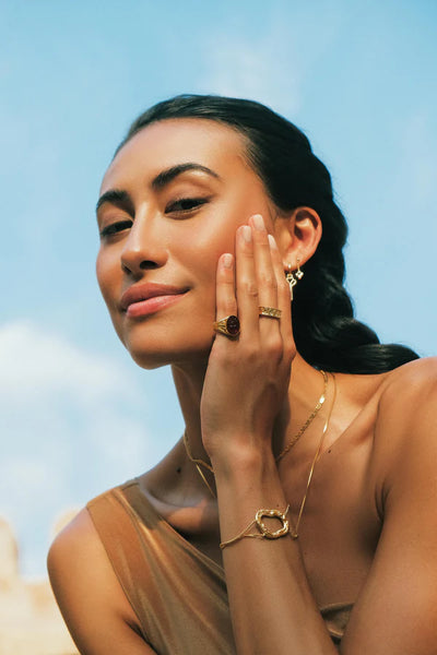 The Spice Of Life Amare Signet Ring Goud