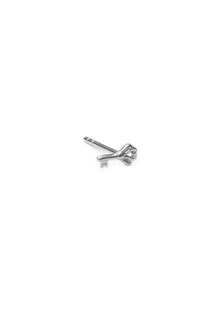 The Spice Of Life Ancient Key Stud Oorbel Zilver
