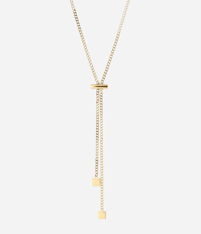 Zag August Necklace Goud