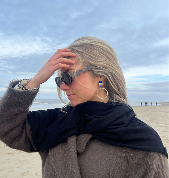 Carmen Collectables Ava Aquamarine Hoops Goud