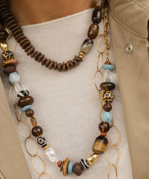Le Veer Jewelry Soil & Stone Ketting