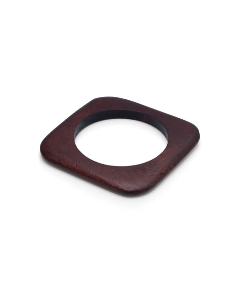 Le Veer Jewelry Wooden Square Bangle