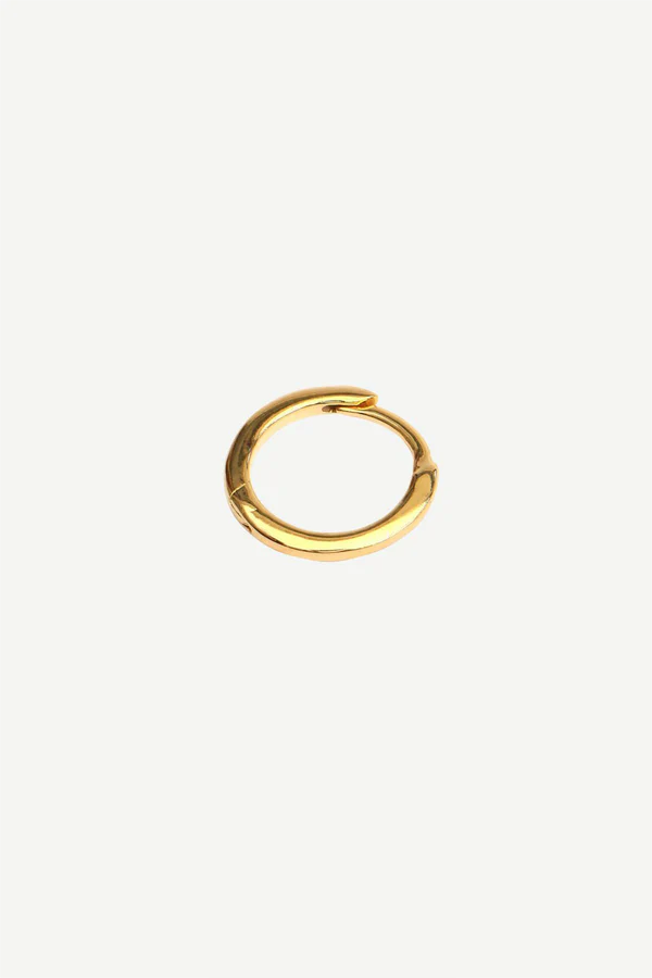 The Spice Of Life Base Hugging Hoop 12 mm Oorbel Goud