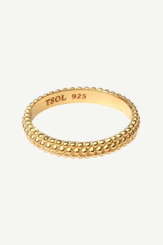 The Spice Of Life Beaded Ring Goud