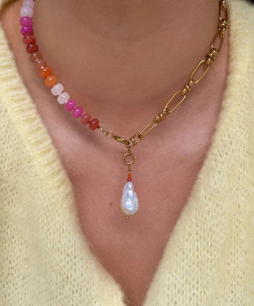 Le Veer Blush Necklace Gold