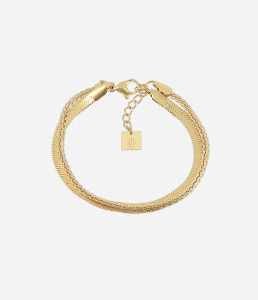 Zag Valeria Bracelet Goud