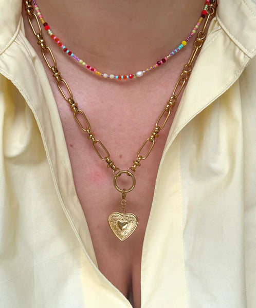 Le Veer Bumble Bee Necklace Gold