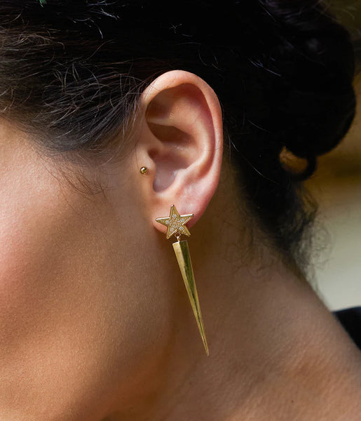 Zag Celestina Earrings Goud