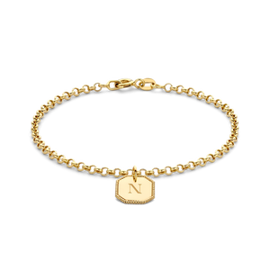 Just Franky Charm Bedel Bracelet Goud