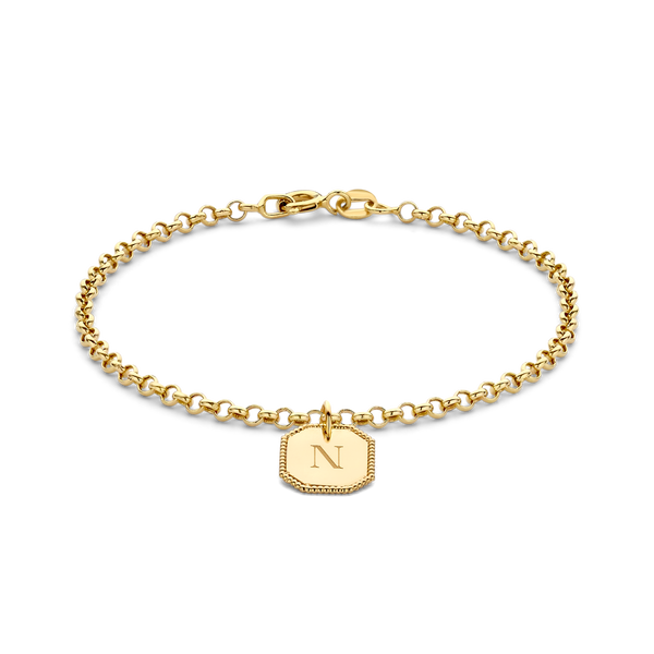 Just Franky Charm Bedel Bracelet Goud