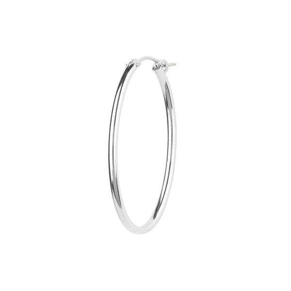 Bobby Rose Classy Oval Medium Silver