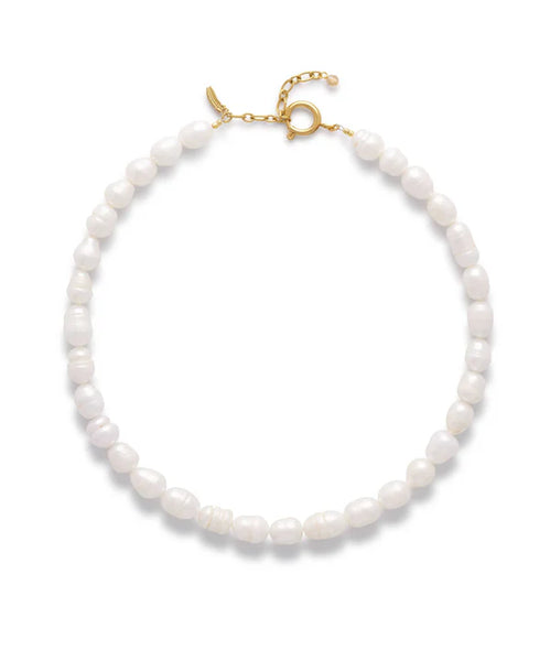 Le Veer Cloudy Pearl Necklace Goldplated