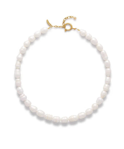Le Veer Cloudy Pearl Necklace Goldplated