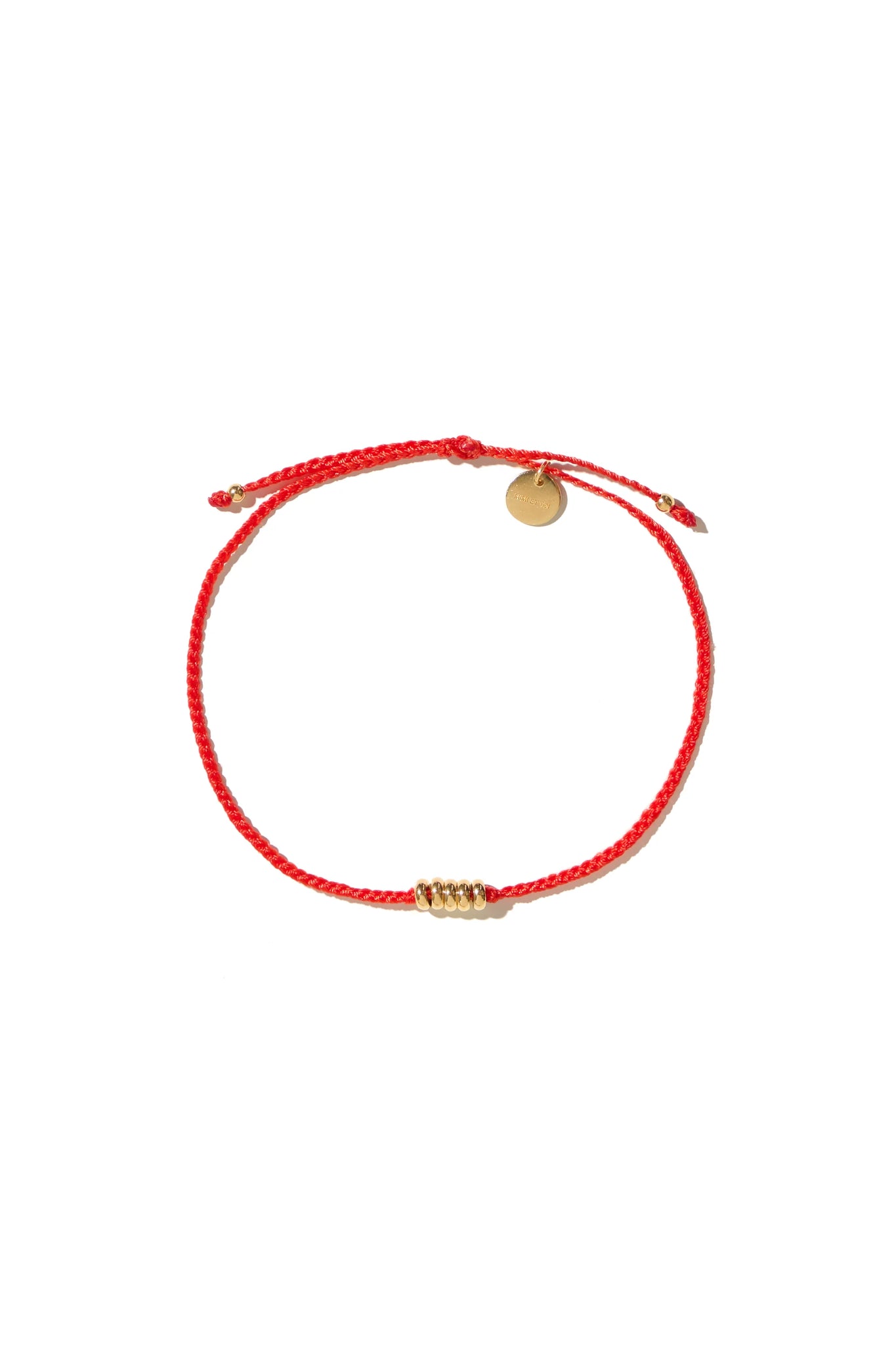 Mimi et Toi Dawson Bracelet Red Goldplated