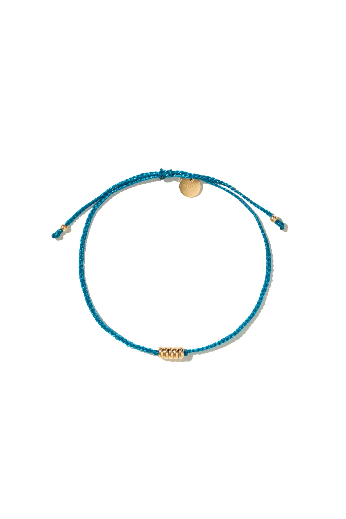 Mimi et Toi Dawson Bracelet Petrol Goldplated