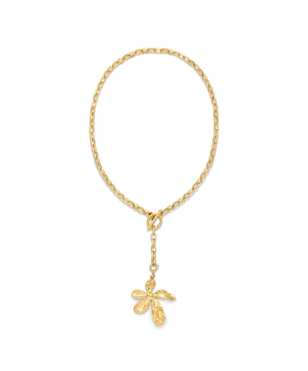 Le Veer Dahlia Necklace Gold