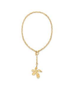 Le Veer Dahlia Necklace Gold