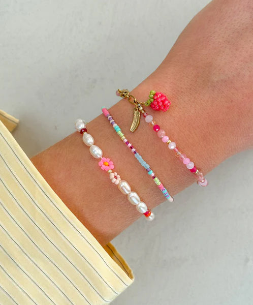 Le Veer Daisy Drop Bracelet Gold