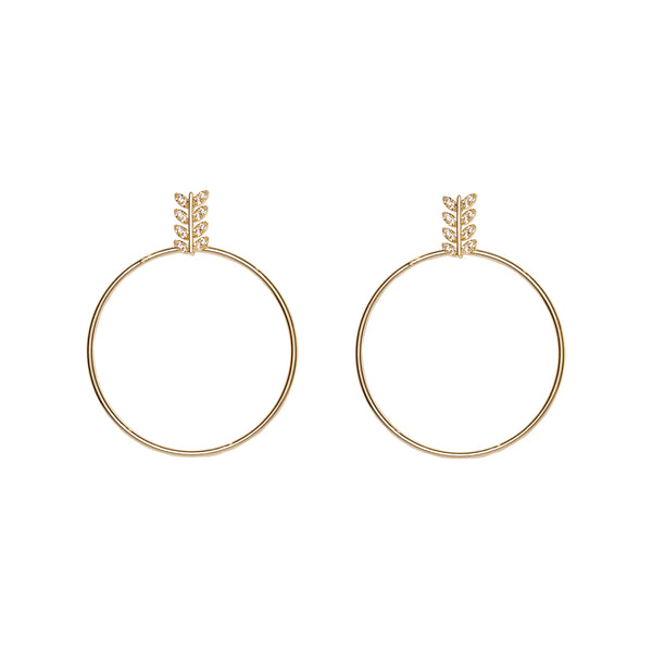 Carmen Collectables Daisy Hoops Goud