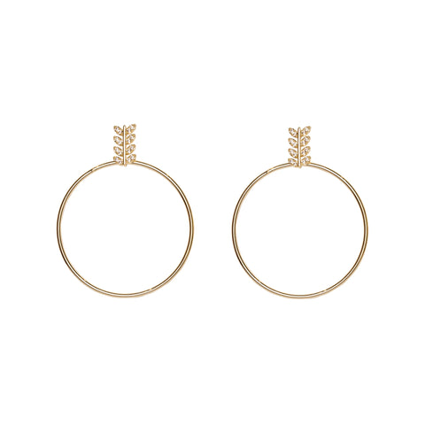 Carmen Collectables Daisy Hoops Goud