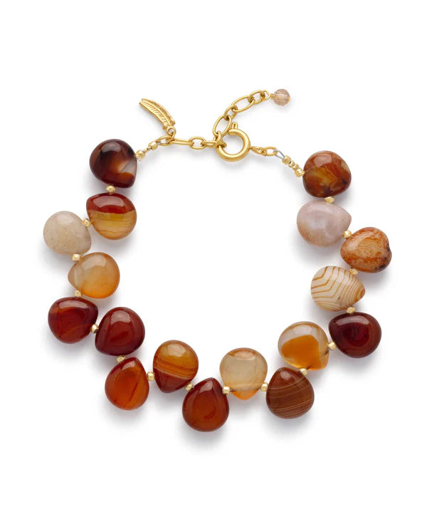 Le Veer Desert Stone Bracelet Goldplated
