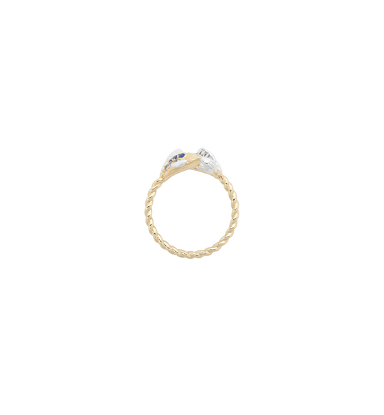Anna+Nina Dreamy Dive Ring Brass Goldplated