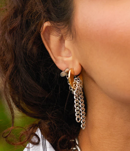 Zag Eclipse Earrings Goud