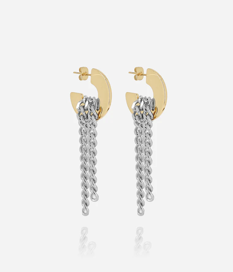 Zag Eclipse Earrings Goud