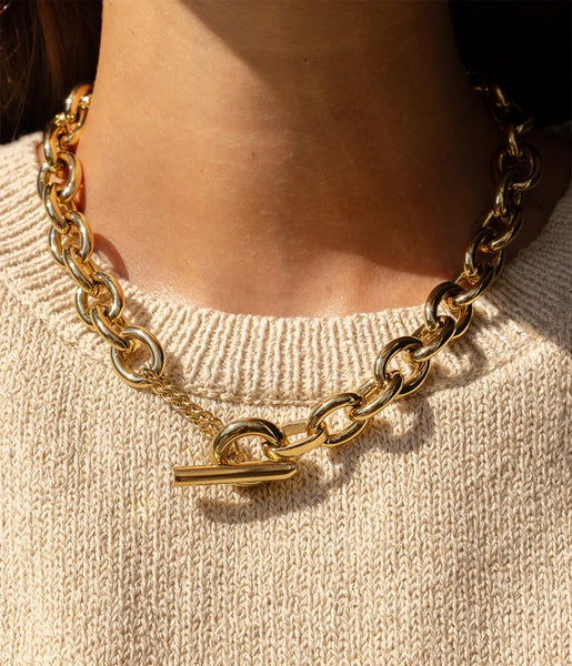 Zag Ecume Necklace Goud