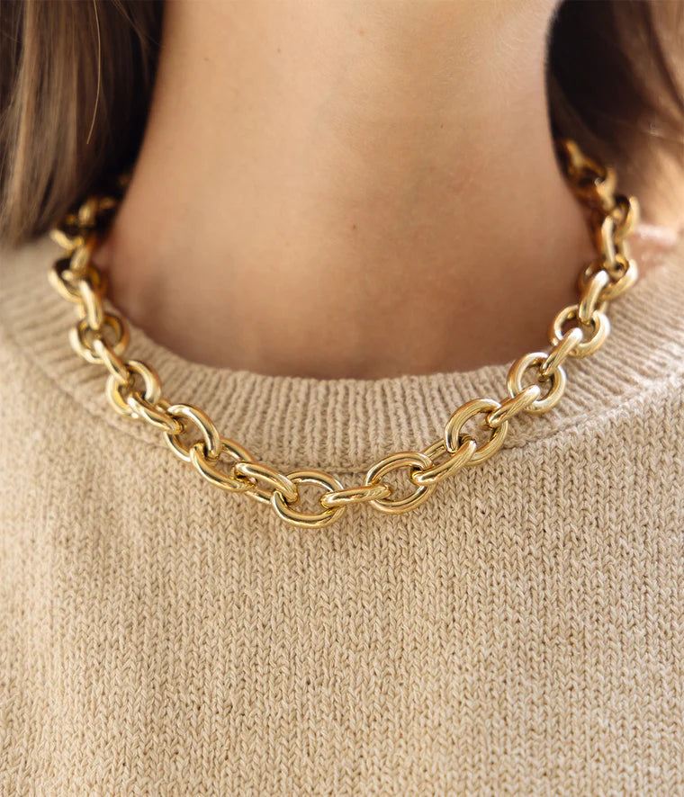 Zag Ecume Necklace Goud