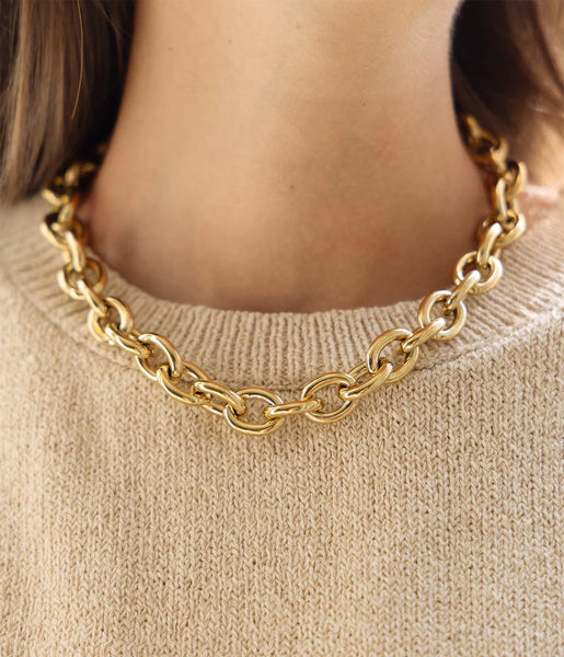Zag Ecume Necklace Goud