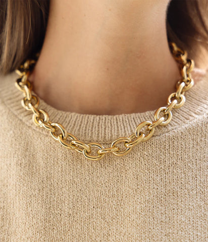 Zag Ecume Necklace Goud