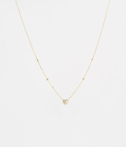 Zag Eternity Necklace Goud