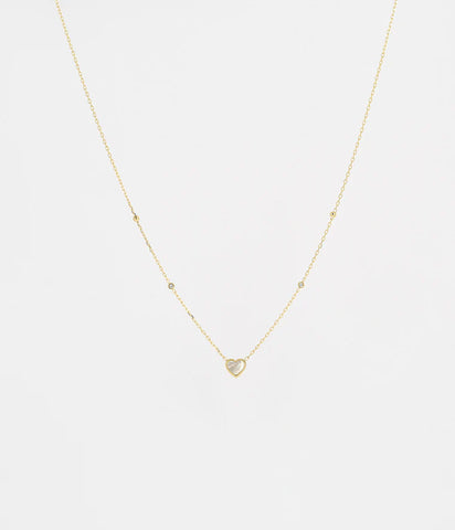Zag Eternity Necklace Goud