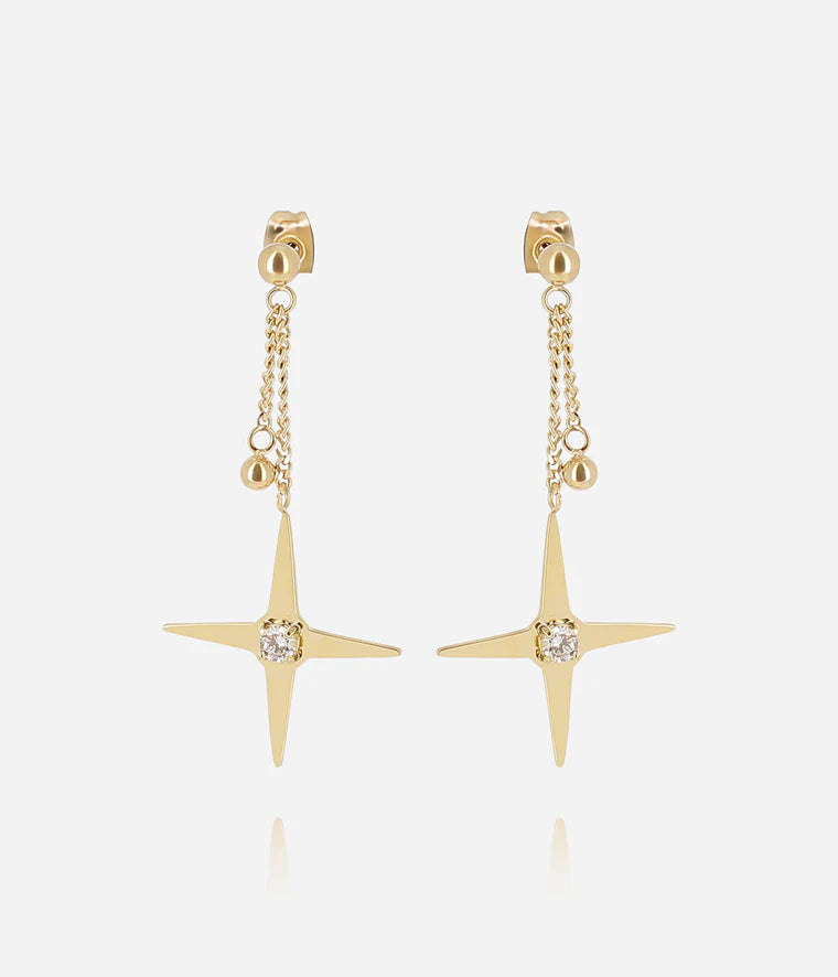 Zag Ewald Earrings Goud