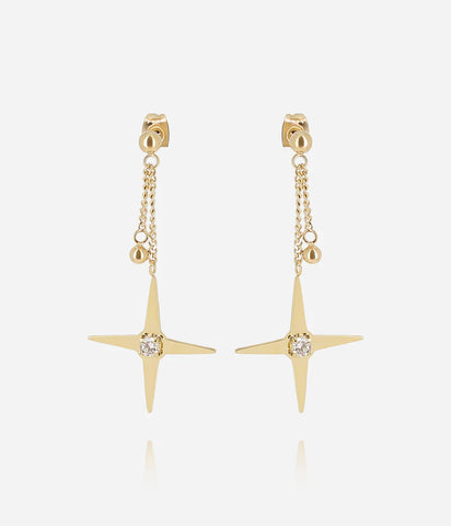 Zag Ewald Earrings Goud