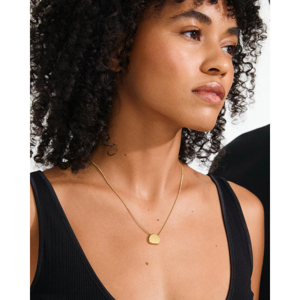 PILGRIM Presence Coin Necklace Gold Plated