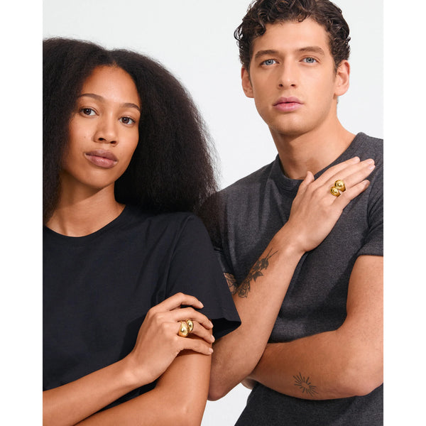 PILGRIM Evon Rings 2 in 1 Set Gold Plated